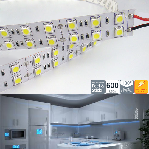 Double-Row Dual-Intensity 5050SMD LED Flexible Light Strip