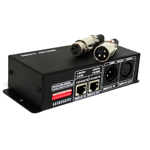 DMX-3H4A 4 Amp 3 Channel LED DMX Controller/Decoder