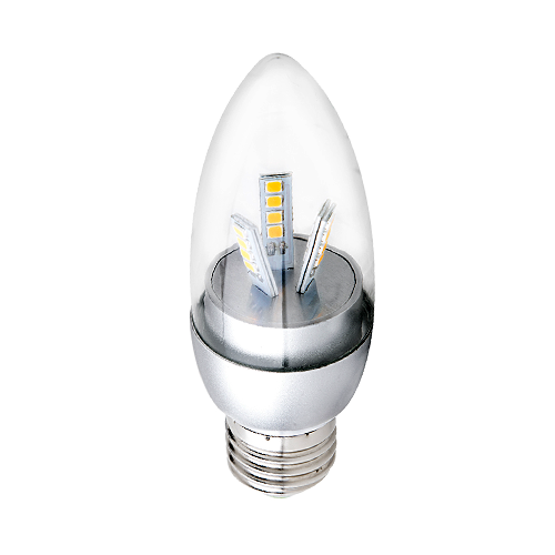 E27 LED Decorative Bulb - 9W Blunt Tip Candle Shape - Click Image to Close