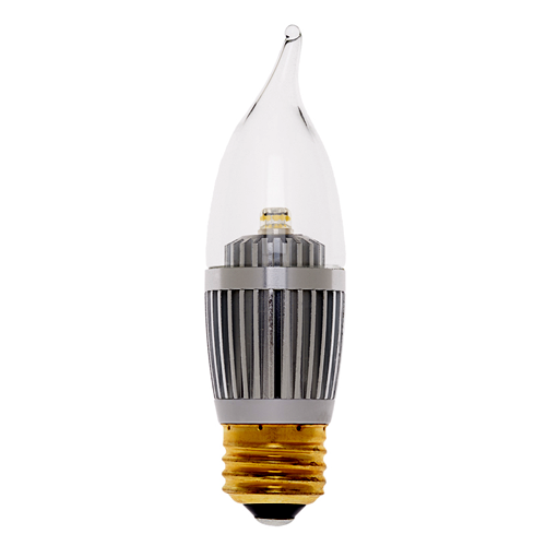 E27 LED Decorative Bulb, Bent Tip Shape - Click Image to Close