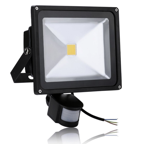 High Power 30W LED Flood Light Fixture with Motion Sensor - Click Image to Close