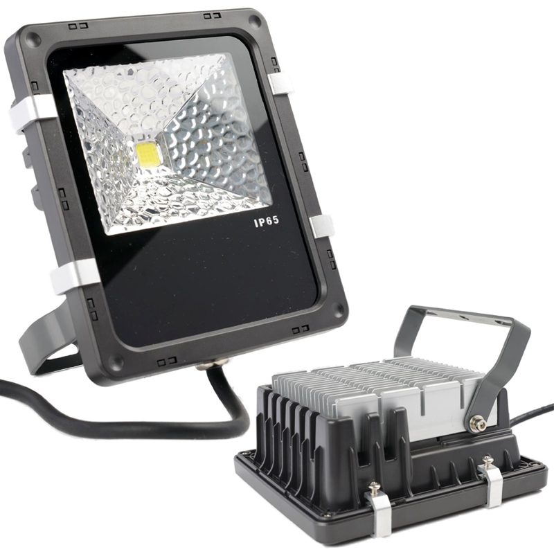 30W High Power LED Flood Light with Aluminium Heat Sink in IP65 for Outdoor Use