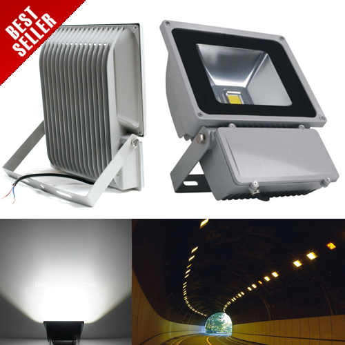 100W IP65 Aluminium High Power Outdoor LED Flood Light Bulbs - Click Image to Close