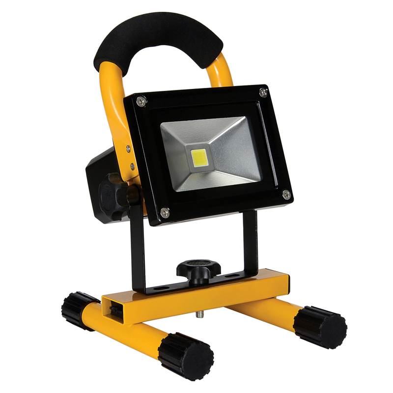 Portable 10W COB Type Super Bright LED Work Light Rechargeable Flood Light Lamp