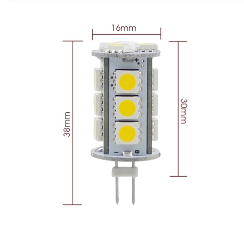 2.5W 15HP-LED 5050 SMD 15 LEDs Tower G4 Lamp