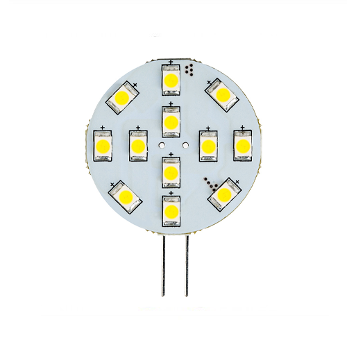 LED G4 Lamp, 12 High Power LED Disc Type with Back Pins - Click Image to Close