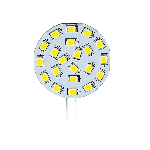 LED G4 Lamp, 21 High Power LED Disc Type with Back Pins - Click Image to Close