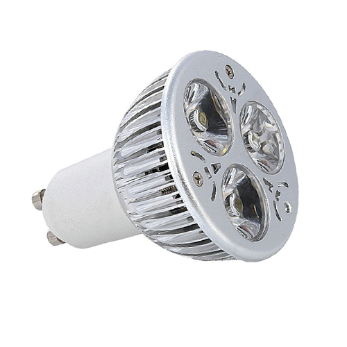 3 Watt GU10 LED Bulb, 20 Watt Halogen Bulb Replacement