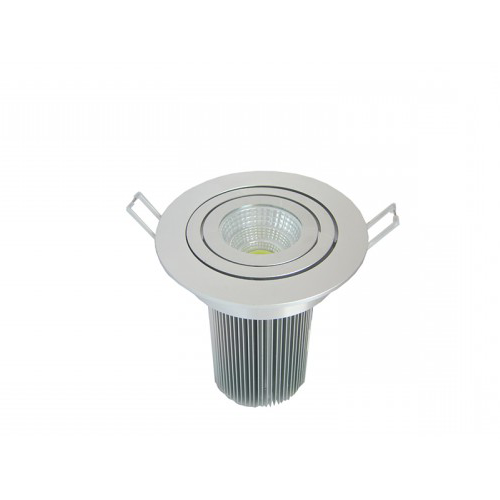 9W Silver COB LED Recessed Downlight