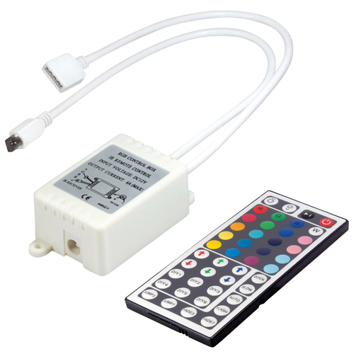 5m (16.4ft) 5050 SMD Color Changing RGB LED Light Strip Kit With 44 key Controller and Power Supply