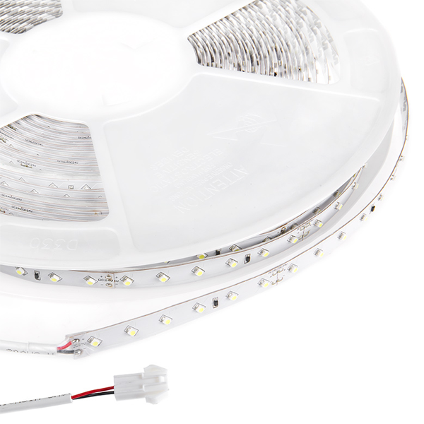 LED Light Strip Reel - 65.6ft (20m) LED Tape Light with 18 SMDs/ft., 1 Chip SMD LED 3528 with LC2 Connector - Click Image to Close