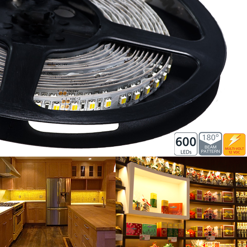 Dual Chip LED Variable Color Temperature LED Flexible Light Strip - NFS-DW600X-12V - Click Image to Close