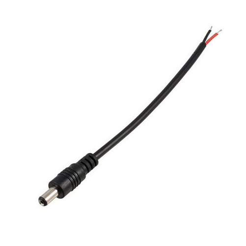 2.1mm Male DC Jack with Wire - Click Image to Close