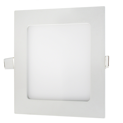 6" Square Low Profile LED Recessed Light - 9W - Click Image to Close