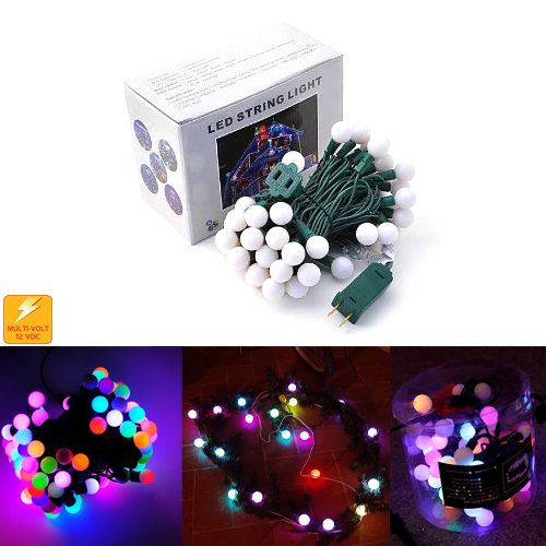 Color change LED ball string lights belt lights - Click Image to Close