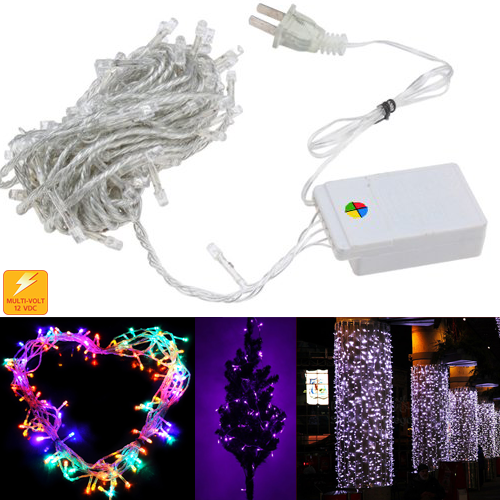 100 LED Christmas Party LED String Light for Holiday Festival Celebration - Click Image to Close