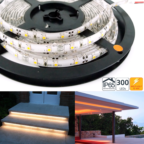 Weatherproof High Power LED Flexible Light Strip - WFS-x300-IP65 - Click Image to Close
